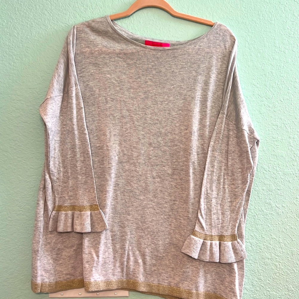Lilly Pulitzer Charla Sweater-Grey Heather